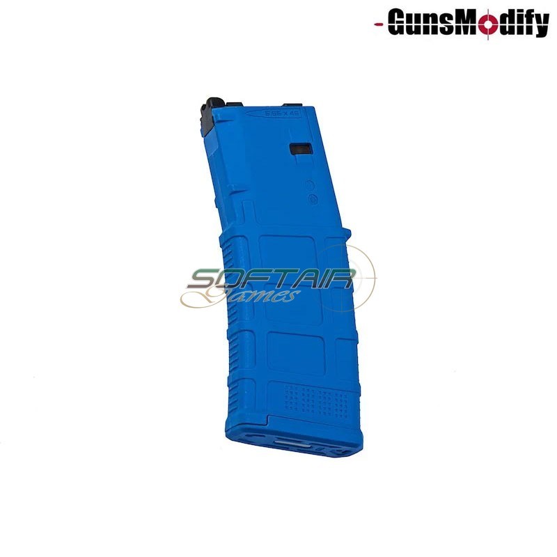 Gas Magazine NATO BLUE 35bb EVO for MWS M4 GBB GunsModify (gm0502-nb)