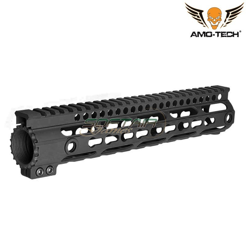 Handguard MI Style 10.5" BLACK Keymod Amo-tech® (amt-r037-bkwo) Handguard MI Style 10.5" BLACK Keymod Amo-tech® (amt-r037-bkwo)