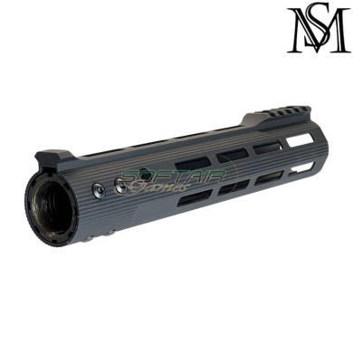 Handguard V2 ALG D. Style 10" BLACK LC MilSim Series (ms-r080-bk)