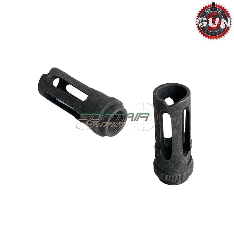 Flash Hider SF Style BLACK Gun Five (gf-h025-bk)