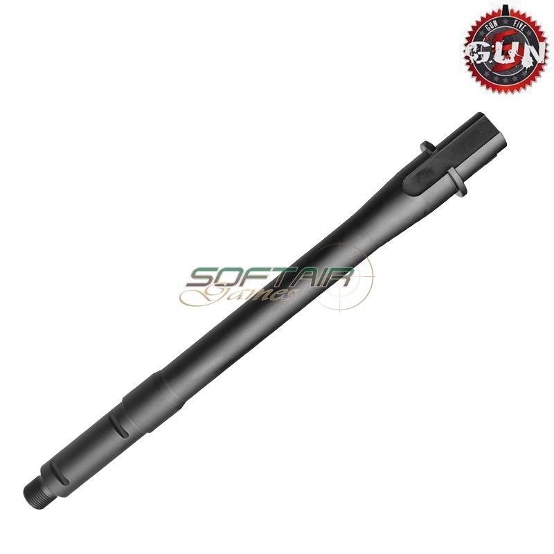 Outer Barrel 10.5" BLACK for AEG Gun Five (gf-s036-bk) Outer Barrel 10.5" BLACK for AEG Gun Five (gf-s036-bk)