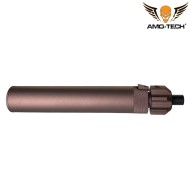 MP7 silencer with flash hider 12mm CW FDE Amo-tech® (amt-s006-cb) MP7 silencer with flash hider 12mm CW FDE Amo-tech® (amt-s006-cb)