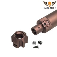 MP7 silencer with flash hider 12mm CW FDE Amo-tech® (amt-s006-cb) MP7 silencer with flash hider 12mm CW FDE Amo-tech® (amt-s006-cb)