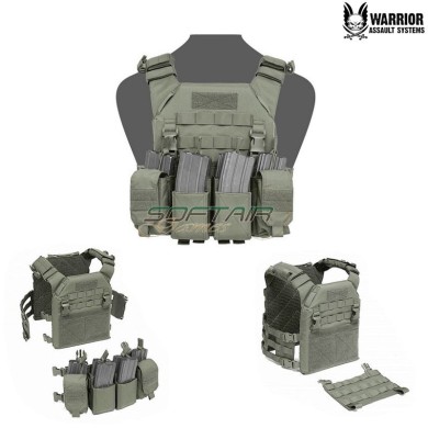 Recon Plate Carrier con Pathfinder Chest Rig RANGER GREEN Warrior Assault Systems (w-eo-rpc-pcr-rg)