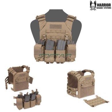 Recon Plate Carrier con Pathfinder Chest Rig COYOTE TAN Warrior Assault Systems (w-eo-rpc-pcr-ct)