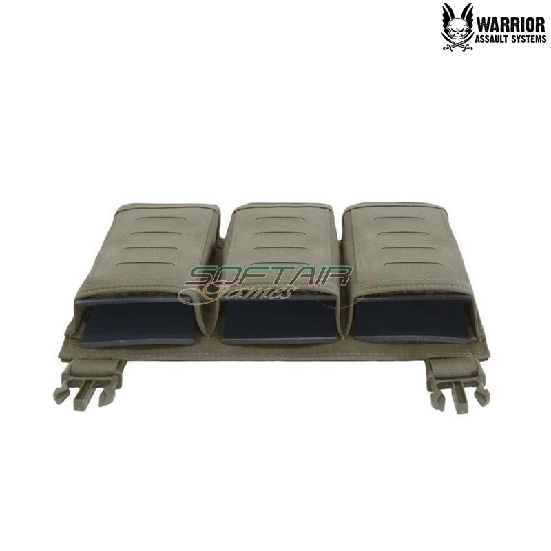 Laser cut detachable triple Snap Mag 5.56 RANGER GREEN Warrior Assault Systems (w-lc-dfp-tsmp-rg)