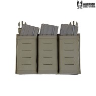 Laser cut detachable triple Snap Mag 5.56 RANGER GREEN Warrior Assault Systems (w-lc-dfp-tsmp-rg)