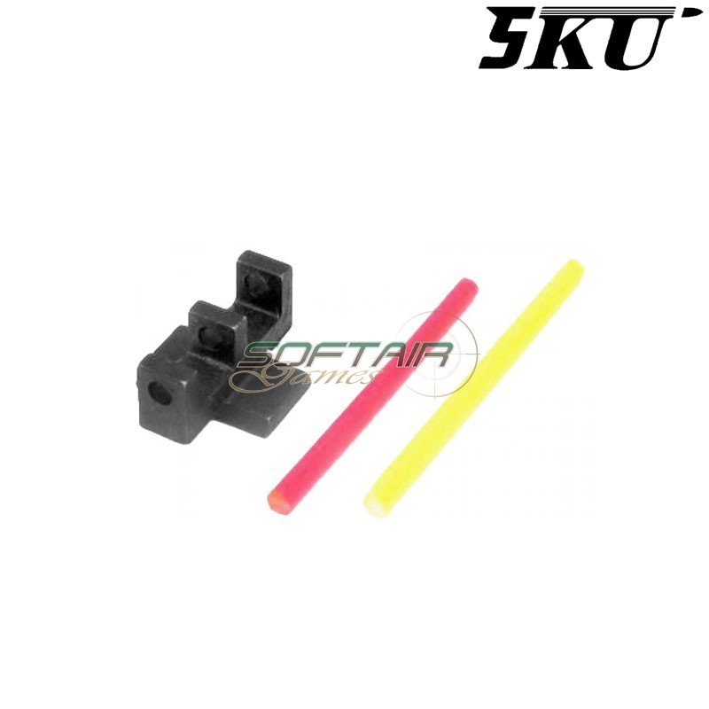 Tacca di mira Glow Fiber per Marui Hi-Capa 5ku (5ku-gb-272)