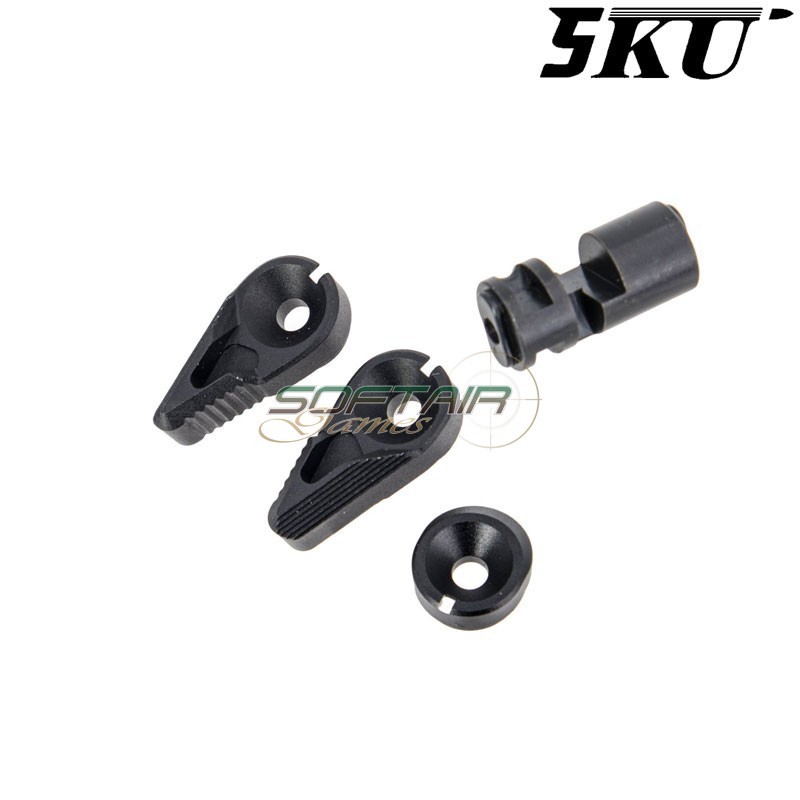 Flip Switch Selector BLACK for MWS M4 GBB 5KU (5ku-mws-19-bk)