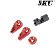 Flip Switch Selector RED for MWS M4 GBB 5KU (5ku-mws-19-r)
