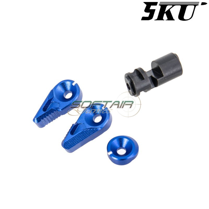 Flip Switch Selector BLUE for MWS M4 GBB 5KU (5ku-mws-19-bu)