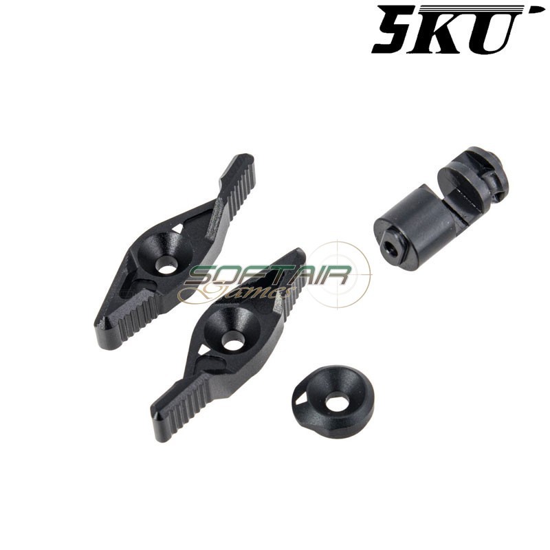 SI Selector Ambidextrous BLACK for MWS M4 GBB 5KU (5ku-mws-20-bk)