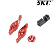 SI Selector Ambidextrous RED for MWS M4 GBB 5KU (5ku-mws-20-r)