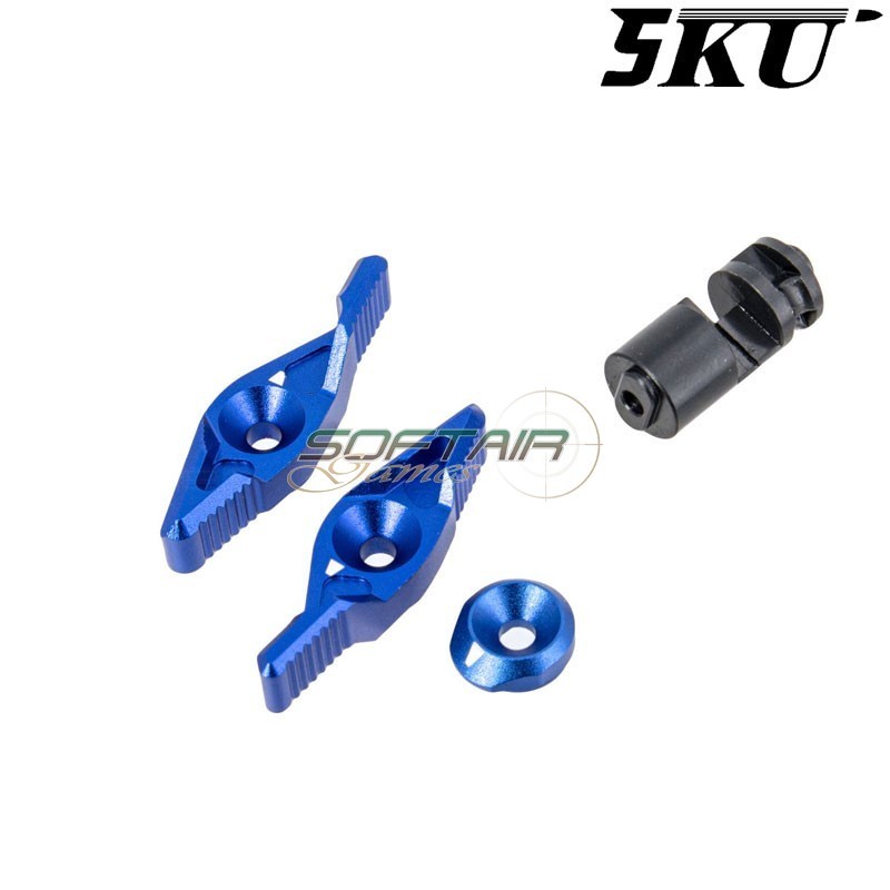 SI Selector Ambidextrous BLUE for MWS M4 GBB 5KU (5ku-mws-20-bu)