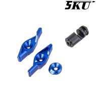 SI Selector Ambidextrous BLUE for MWS M4 GBB 5KU (5ku-mws-20-bu)