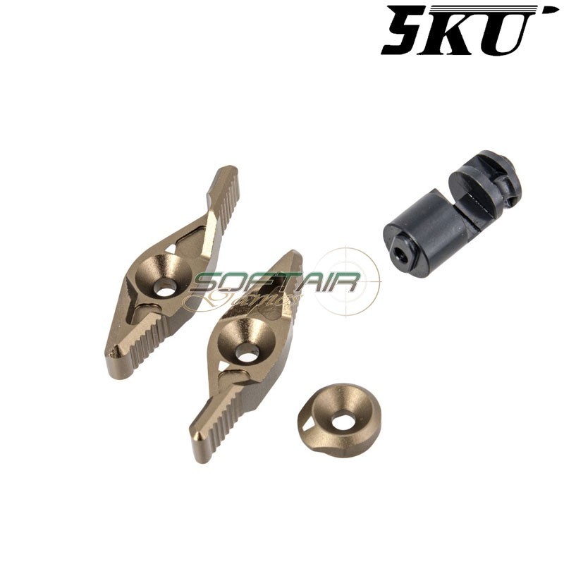 Selettore SI ambidestro FDE per MWS M4 GBB 5KU (5ku-mws-20-fde)