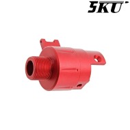 Silencer Adapter Kit RED for AAP-01 pistol 5KU (5ku-abaap-006-rd)