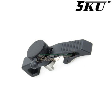 Selector switch charge handle BLACK Type 2 for AAP-01 pistol 5KU (5ku-abaap-012-bk)