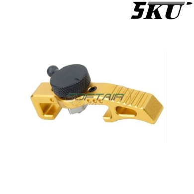 Selector switch charge handle GOLD Type 2 for AAP-01 pistol 5KU (5ku-abaap-012-gd)