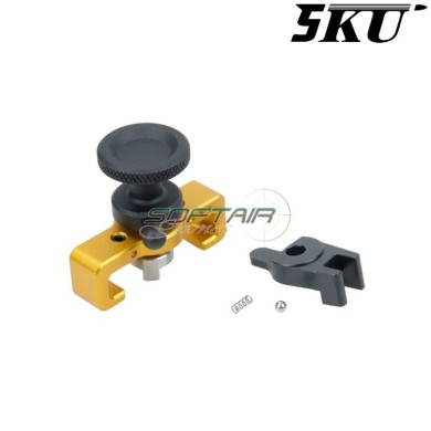 Selector switch charge handle GOLD Type 1 for AAP-01 pistol 5KU (5ku-abaap-013-gd)