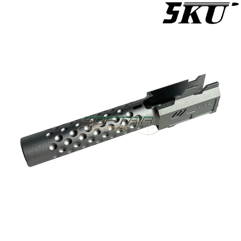 Outer barrel ZEV Style TITANIUM GREY for pistol G19x / G45 5KU (5ku-gbefg003-tg)