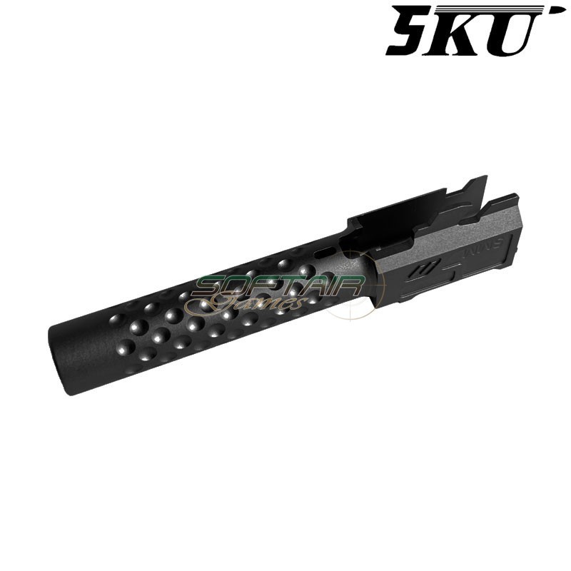 Outer barrel ZEV Style BLACK for pistol G19x / G45 5KU (5ku-gbefg003-bk)