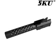 Outer barrel ZEV Style BLACK for pistol G19x / G45 5KU (5ku-gbefg003-bk)