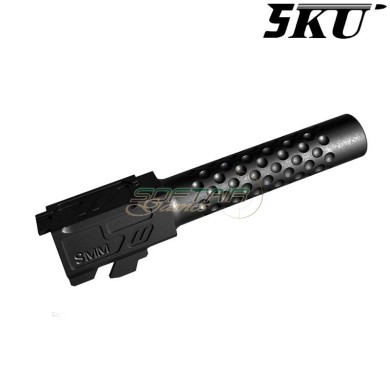 Canna esterna ZEV Style BLACK per pistola G19x / G45 5KU (5ku-gbefg003-bk)