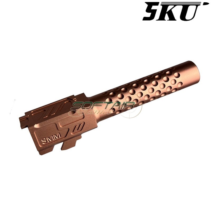 Outer barrel ZEV Style GOLD for pistol G19x / G45 5KU (5ku-gbefg003-g)