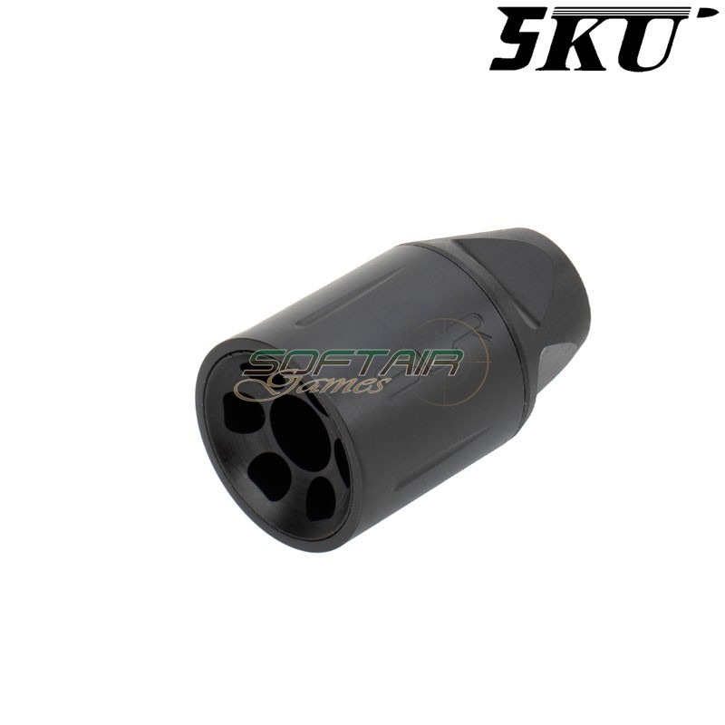 Flash hider SLR Style BLACK 14mm CCW 5KU (5ku-slr-01-bk)