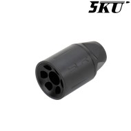 Flash hider SLR Style BLACK 14mm CCW 5KU (5ku-slr-01-bk)