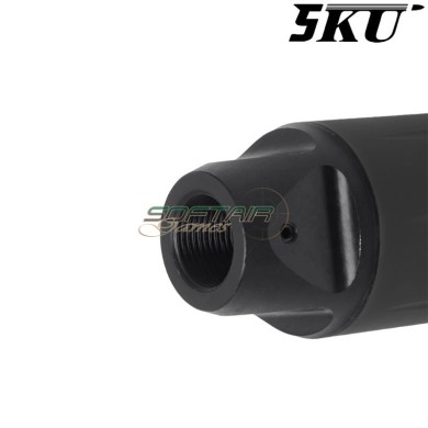 Flash hider SLR Style TITANIUM 14mm CCW 5KU (5ku-slr-01-ti)