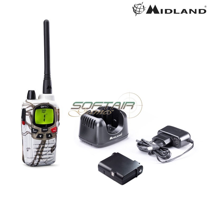 Radio G9 Pro White Storm Bibanda PMR 446 / LPD Midland (c1385.08)