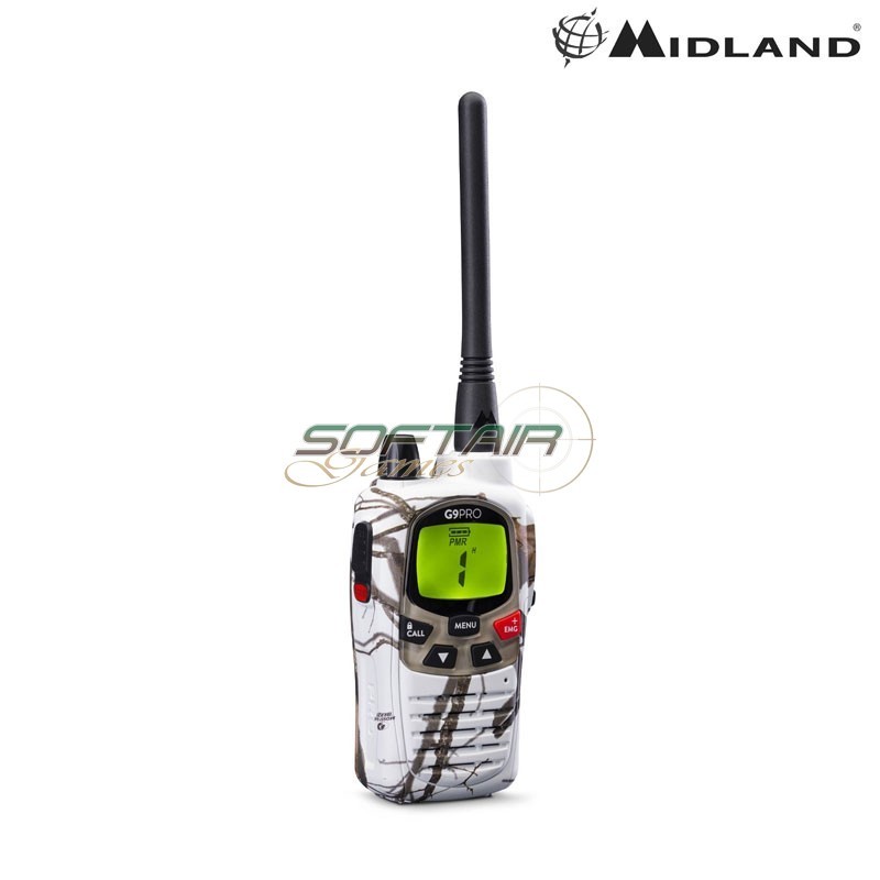 Radio G9 Pro White Storm Dual Band PMR 446 / LPD Midland (c1385.08)