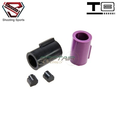 Set 2 Hop-Up rubber for MWS M4 GBB T8 SP System (t8-hp-fn)