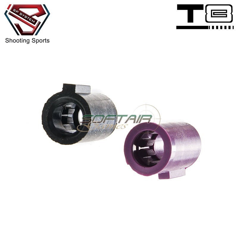 Set 2 Hop-Up rubber for MWS M4 GBB T8 SP System (t8-hp-fn)