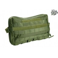 Utility Pouch Flat Square Style Green Frog Industries (fi-118-od)