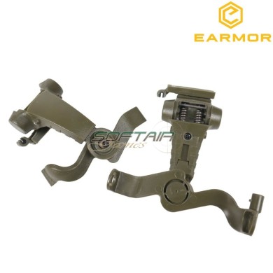 Adattatore elmetto FOLIAGE GREEN Tactical arm M16C per cuffie Earmor (ea-m16c-fg) Adattatore elmetto FOLIAGE GREEN Tactical arm M16C per cuffie Earmor (ea-m16c-fg)