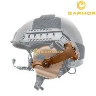 Helmet adapter COYOTE BROWN Tactical arm M16C for M32H Earmor (ea-m16c-cb)
