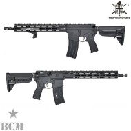 Fucile a gas NEW Ver. M4 BCM MCMR 14.5 GBBR scarrellante NERO Vfc (vf2-lbcm_mcmr_m-bk01) Fucile a gas NEW Ver. M4 BCM MCMR 14.5 GBBR scarrellante NERO Vfc (vf2-lbcm_mcmr_m-bk01)