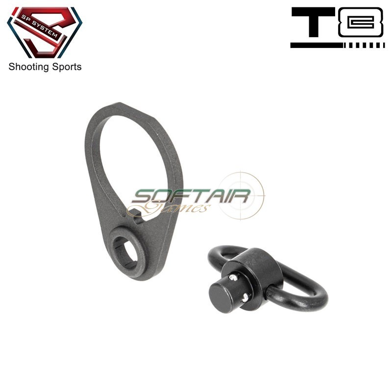 QD Sling swivel end plate Set for MWS GBB T8 SP System (t8-mws-eps)