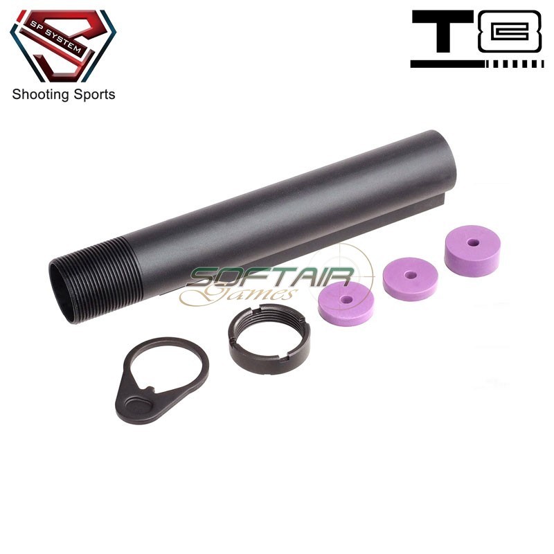Buffer Tube Set per MWS M4 GBB T8 SP System (t8-ms-6ps)