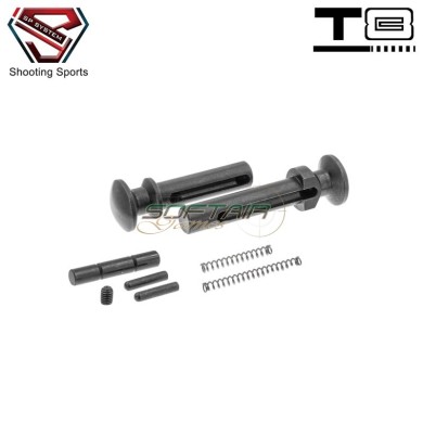 Extended Receiver Pin with Detent and Spring for MWS M4 GBB T8 SP System (t8-tdp-ds)