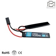 Batteria LiPo connettore Mini Tamiya 7.4v X 1250mah 20c CQB type BlueMax-Power® (bmp-7.4x1250-cqb) Batteria LiPo connettore Mini Tamiya 7.4v X 1250mah 20c CQB type BlueMax-Power® (bmp-7.4x1250-cqb)
