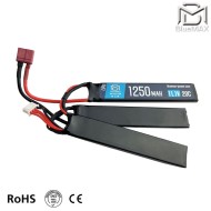 Batteria LiPo connettore DEANS 11.1v X 1250mah 20c CQB type BlueMax-Power® (bmp-11.1x1250-ds-cqb) Batteria LiPo connettore DEANS 11.1v X 1250mah 20c CQB type BlueMax-Power® (bmp-11.1x1250-ds-cqb)