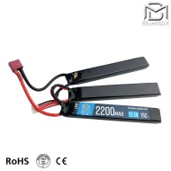 LiPo battery DEANS connector 11.1v X 2200mah 15c CQB type BlueMax-Power® (bmp-11.1x2200-ds-cqb) LiPo battery DEANS connector 11.1v X 2200mah 15c CQB type BlueMax-Power® (bmp-11.1x2200-ds-cqb)