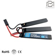 LiPo battery Mini Tamiya connector 11.1v X 2200mah 15c CQB type BlueMax-Power® (bmp-11.1x2200-cqb) LiPo battery Mini Tamiya connector 11.1v X 2200mah 15c CQB type BlueMax-Power® (bmp-11.1x2200-cqb)