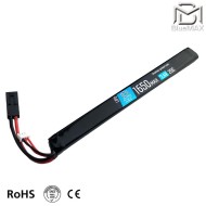 LiPo battery Mini Tamiya connector 7.4v X 1650mah 20c Slim Stick type BlueMax-Power® (bmp-7.4x1650-ss)