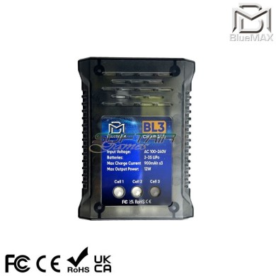 Battery Charger LiPo BL3 Standard Compact Bluemax-power® (bmp-bl3-std) Battery Charger LiPo BL3 Standard Compact Bluemax-power® (bmp-bl3-std)