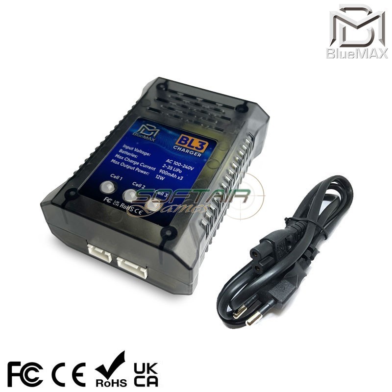 Carica Batterie LiPo BL3 Standard Compact Bluemax-power® (bmp-bl3-std)